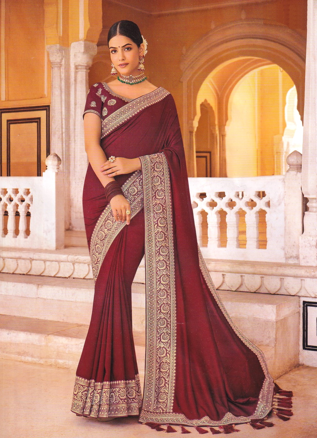 SAREES-SILK-PLAIN-SBK 11210 B